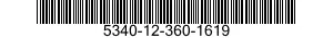 5340-12-360-1619 HANDLE,MANUAL CONTROL 5340123601619 123601619