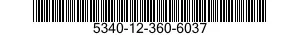 5340-12-360-6037 BRACKET,ANGLE 5340123606037 123606037