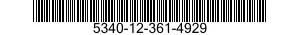 5340-12-361-4929 BRACKET,ANGLE 5340123614929 123614929