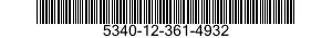 5340-12-361-4932 BRACKET,MOUNTING 5340123614932 123614932