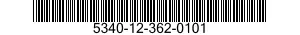 5340-12-362-0101 BRACKET,ANGLE 5340123620101 123620101
