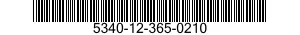5340-12-365-0210 STOP,TRACK 5340123650210 123650210