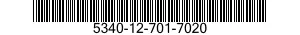 5340-12-701-7020 PLATE,MOUNTING 5340127017020 127017020