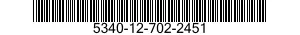 5340-12-702-2451 BRACKET,ANGLE 5340127022451 127022451