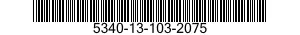 5340-13-103-2075 BRACKET,PIPE 5340131032075 131032075