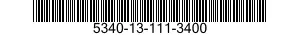 5340-13-111-3400 BRACKET,ANGLE: 5340131113400 131113400