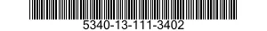 5340-13-111-3402 BRACKET,ANGLE: 5340131113402 131113402