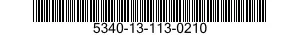 5340-13-113-0210 PANEL,BLANK 5340131130210 131130210