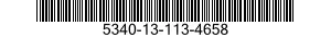 5340-13-113-4658 BRACKET,DOUBLE ANGLE 5340131134658 131134658