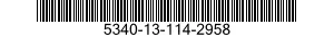 5340-13-114-2958 BRACKET,MOUNTING: 5340131142958 131142958