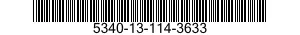 5340-13-114-3633 HOOK,HAMMOCK 5340131143633 131143633