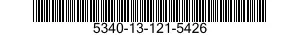 5340-13-121-5426 BRACKET,TRACK,SLIDING DOOR 5340131215426 131215426