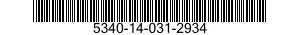 5340-14-031-2934 BRACKET,ANGLE 5340140312934 140312934