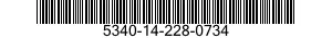 5340-14-228-0734 BRACKET,MOUNTING 5340142280734 142280734
