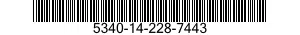 5340-14-228-7443 DISK,SOLID,PLAIN 5340142287443 142287443