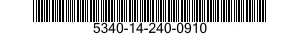 5340-14-240-0910 BRACKET,MOUNTING 5340142400910 142400910
