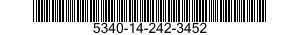 5340-14-242-3452 ROD,STRAIGHT,HEADLESS 5340142423452 142423452