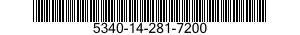 5340-14-281-7200 HANDLE,RECESS 5340142817200 142817200