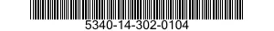 5340-14-302-0104 BRACKET,ANGLE 5340143020104 143020104