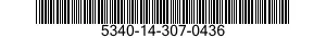 5340-14-307-0436 LOCKING PLATE,NUT AND BOLT 5340143070436 143070436