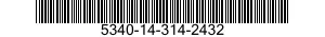 5340-14-314-2432 LOCKING PLATE,NUT AND BOLT 5340143142432 143142432