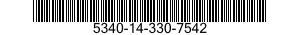 5340-14-330-7542 LOCKING PLATE,NUT AND BOLT 5340143307542 143307542