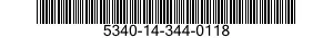 5340-14-344-0118 LEAF,BUTT HINGE 5340143440118 143440118