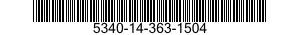 5340-14-363-1504 LOCKING PLATE,NUT AND BOLT 5340143631504 143631504
