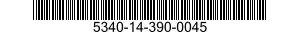 5340-14-390-0045 STUD,FRICTION CATCH 5340143900045 143900045