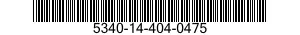 5340-14-404-0475 BRACKET,ANGLE 5340144040475 144040475