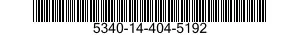 5340-14-404-5192 PLATE,MOUNTING 5340144045192 144045192