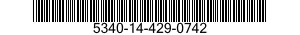 5340-14-429-0742 DETENT PLATE 5340144290742 144290742