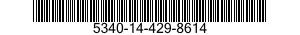 5340-14-429-8614 BRACKET,ANGLE 5340144298614 144298614
