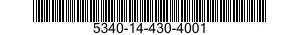 5340-14-430-4001 BRACKET,ANGLE 5340144304001 144304001