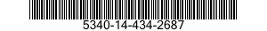 5340-14-434-2687 BRACKET,ANGLE 5340144342687 144342687