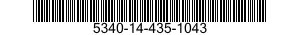 5340-14-435-1043 BRACKET,ANGLE 5340144351043 144351043