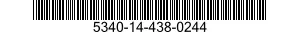 5340-14-438-0244 HANDLE,BOW 5340144380244 144380244