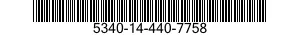 5340-14-440-7758 BRACKET,ENGINE ACCESSORY 5340144407758 144407758