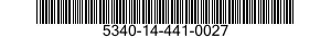 5340-14-441-0027 BRACKET,MOUNTING 5340144410027 144410027