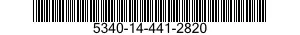 5340-14-441-2820 LOCKING PLATE,NUT AND BOLT 5340144412820 144412820