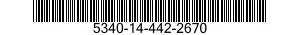 5340-14-442-2670 BRACKET,MOUNTING 5340144422670 144422670