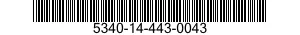 5340-14-443-0043 STANDOFF,THREADED,SPACING 5340144430043 144430043