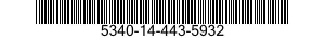 5340-14-443-5932 BRACKET,MULTIPLE ANGLE 5340144435932 144435932