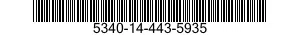 5340-14-443-5935 BRACKET,MULTIPLE ANGLE 5340144435935 144435935