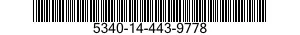 5340-14-443-9778 LOCKING PLATE,NUT AND BOLT 5340144439778 144439778
