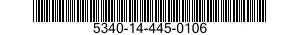 5340-14-445-0106 BRACKET,MULTIPLE ANGLE 5340144450106 144450106