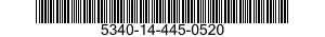 5340-14-445-0520 BRACKET,ANGLE 5340144450520 144450520