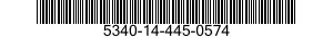 5340-14-445-0574 BRACKET,MOUNTING 5340144450574 144450574
