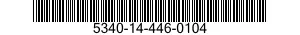 5340-14-446-0104 PLATE,MOUNTING 5340144460104 144460104
