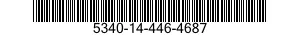 5340-14-446-4687 BRACKET,ENGINE ACCESSORY 5340144464687 144464687